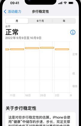 京山iPhone手机维修如何在iPhone开启'步行稳定性通知'