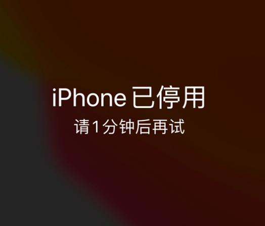 京山苹果手机维修分享:iPhone 显示“不可用”或“已停用”怎么办？还能保留数据吗？ 